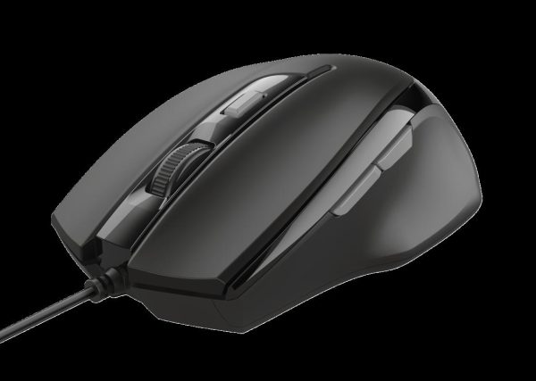 Mouse Trust Voca Comfort Mouse, 2400 dpi, negru