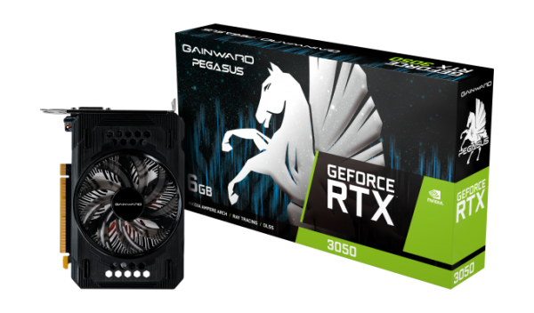 Placa video GAINWARD GeForce RTX 3050, 6GB GDDR6, PCI Express