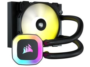 Cooler Procesor CORSAIR H55 RGB, Lichid, 12 cm, aRGB
