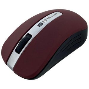 Mouse Wireless Tellur Basic, 1001  2000 dpi, Rosu
