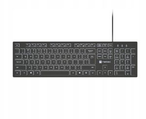 Tastatura NATEC Herring Slim, USB, negru