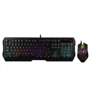 Kit Wired tastatura si mouse A4TECH Q1300, taste numerice, Negru