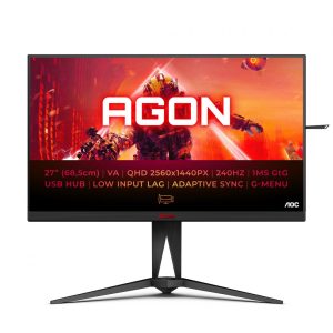 Monitor Gaming AOC AG275QZN/EU, 27", 2560 x 1440 pixeli, Black,