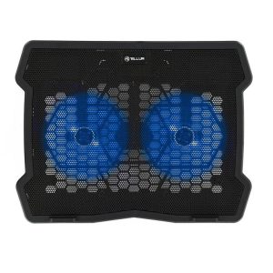 Stand/Cooler notebook Tellur Basic, pana la 16 inch, 2 ventilatoare,
