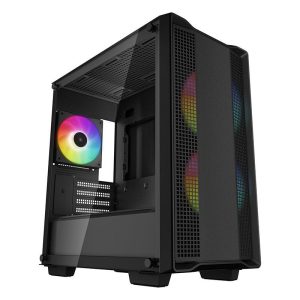 Carcasa DEEPCOOL CC360 ARGB, Mid Tower, Black