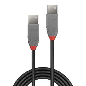 Cablu transfer date Lindy LY-36694, USB 2.0 Type A to
