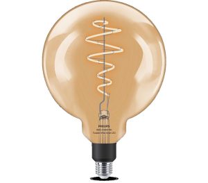 Bec LED inteligent vintage (decorativ) Philips Filament Globe ClearG200 ,Wi-Fi,