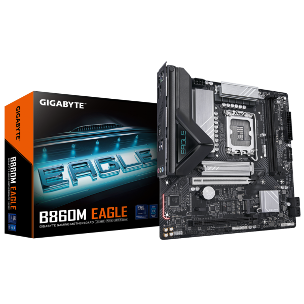 Placa de baza Gigabyte B860M EAGLE, Socket 1851, DDR5, Micro-ATX