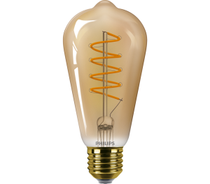 Bec LED vintage (decorativ) Philips Classic Gold Bulb ST64, EyeComfort