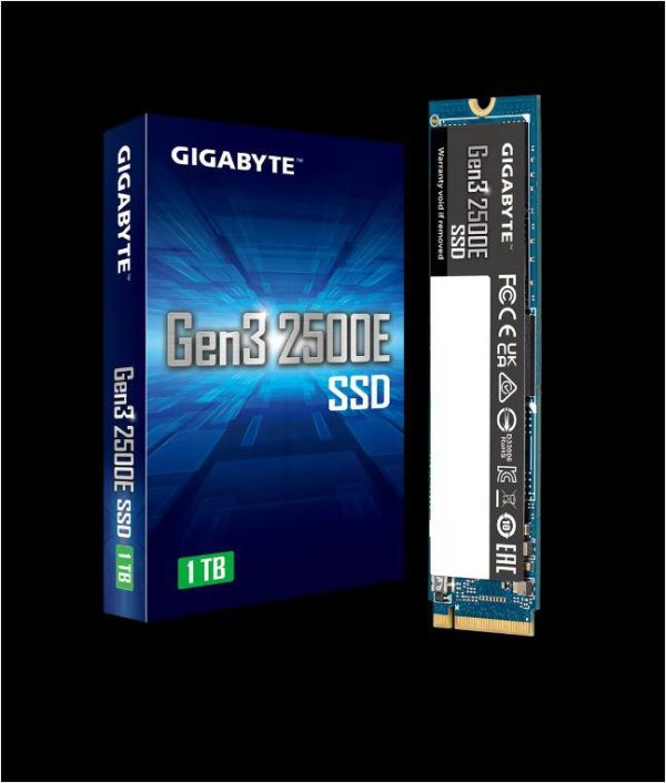 SSD intern GIGABYTE Gen3 2500E, 1TB, PCI Express 3.0 x4,