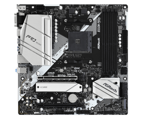Placa de baza ASRock B550M Pro4, Socket AM4, DDR4, Micro-ATX