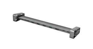 Hub USB Trust Dalyx, USB-C, 10 porturi, HDMI, RJ-45, Argintiu