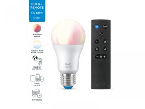Pachet 1 Bec LED RGB inteligent WiZ Connected Colors A60,