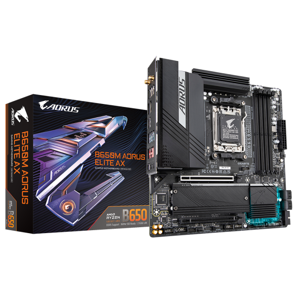 Placa de baza Gigabyte B650M AORUS ELITE AX, Socket AM5,