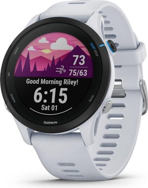 Smartwatch Garmin Forerunner 255 Music, 46mm, White