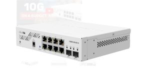 MIKROTIK, CSS610-8G-2S+IN 8G, 2 SFP+ Port , Indoor Switch 64kb