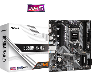 Placa de baza ASRock B650M-H/M.2+, Socket AM5, DDR5, Micro-ATX