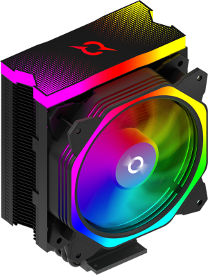 Cooler Procesor AQIRYS URANUS ARGB, Aer, 12 cm, aRGB