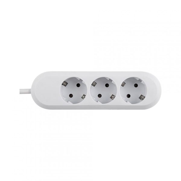 Prelungitor Bachmann SMART 3xCEE7/3, fara intrerupator, lungime cablu 5m, H05VV-F