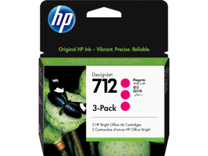 Cartus HP 712 3-pack 29-ml DesignJet Ink, Magenta
