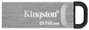 Memorie USB Kingston DataTraveler Kyson 512GB, USB Type-A, Argintiu