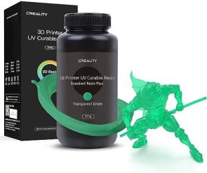 CREALITY Rasina Standard plus rigida fotosensibila, 500g, culoare transparent Green,