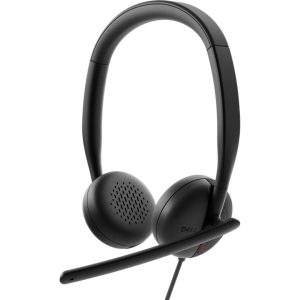 Casti Head-band DELL WH3024, Wired, noise-canceling, Negru