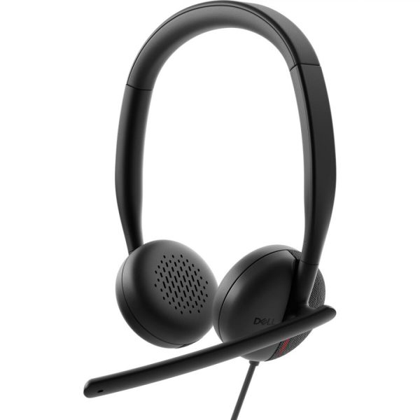 Casti Head-band DELL WH3024, Wired, Negru