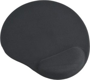 Mousepad Gaming Gembird MP-GEL-BK, 220 x 240 mm, Negru