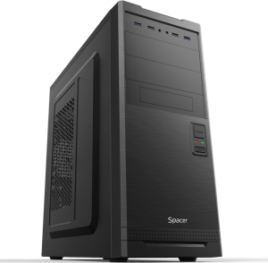 Carcasa SPACER SPCS-OC-STYLE, Mid Tower, Black