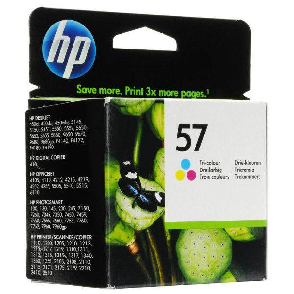 Cartus HP 57, Cyan, Magenta, Yellow