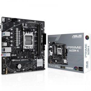Placa de baza ASUS PRIME A620M-K, Socket AM5, DDR5, Micro-ATX