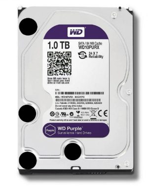 HDD Surveillance WD Purple, 1TB, 5400RPM, 64MB, SATA III