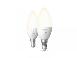 2 Becuri LED inteligente Philips Hue B39, Bluetooth, E14, 5.5W
