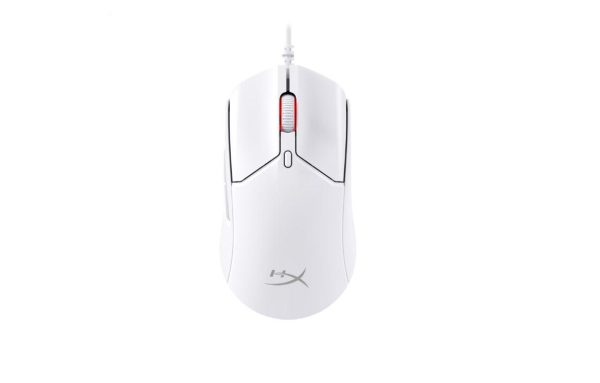 Mouse Gaming Cu fir HyperX Pulsefire Haste, 26000 DPI, Alb