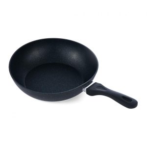 TIGAIE ALUMINIU WOK 30x8 CM , BLACK SAND, COOKING
