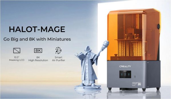 Imprimanta 3D Creality Halot-MAGE cu rasina, Tehnologie SLA, Stereolitografie, sursa