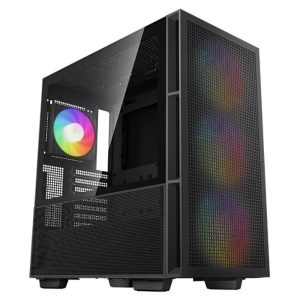 Carcasa DEEPCOOL CH560, RGB, Mid Tower, Black