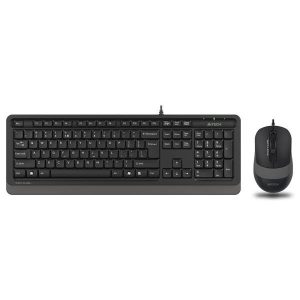 Kit Wired tastatura si mouse A4Tech Fstyler F1010, taste numerice,