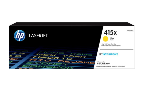 Toner HP 415X, Yellow
