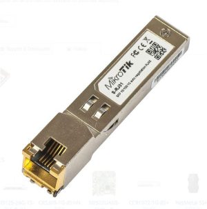 Mikrotik S-RJ01 RJ45 SFP 10/100/1000M copper module, Data Rate: 1.25Gpbs,
