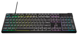 Tastatura Gaming CORSAIR K55 CORE RGB, RGB, USB, Gri
