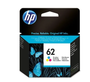 Cartus HP 62 Tri-color Original, Cyan, Magenta, Yellow