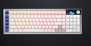 Tastatura Mecanica Gaming Corsair VANGUARD AIR 99 WH, RGB, Wireless,