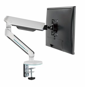 Suport monitor Serioux SRXA-MM54-C012WH, Material: Oțel, Aluminiu, Plastic, Suprafață finisaj