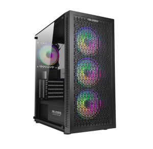 Carcasa PRO GAMING GLADIUS, RGB, Mini Tower, Black
