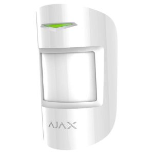 "Detector de miscare in dubla tehnologie PIR+MW, alb - AJAX;