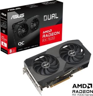 Placa video ASUS Radeon RX 7600, 8GB GDDR6, PCI Express