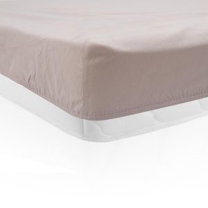 CEARCEAF PAT CU ELASTIC 90X200 CM CREM