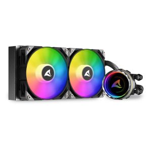 Cooler Procesor Sharkoon S80 RGB AIO, Lichid, 12 cm, 2